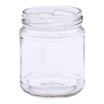 Pot en verre cylindrique 250g (212ml) TO63