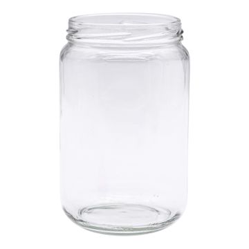 Pot en verre cylindrique 1kg (750ml) TO82