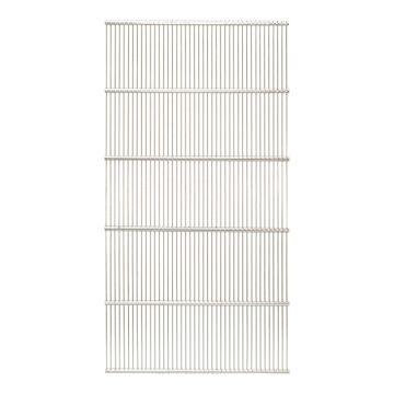 Grille à reine métallique sans encadrement pour ruche 6 cadres Dadant ou Langstroth - 260 x 500 mm