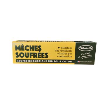 12 mèches soufrées 500 gr