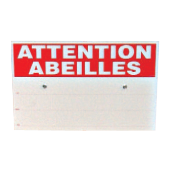 Panneau rucher - Attention abeilles - 300 x 250 mm