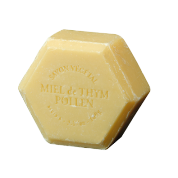 Savon au miel de thym et pollen - parfum chèvrefeuille - 100 g