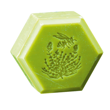 Savon au miel de thym et pollen - parfum menthe, citron, Verveine, Mojito - 100 g