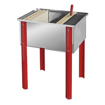 Bac à désoperculer en inox pour cadres Dadant - 650x480x300 mm