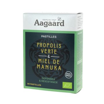 Pastilles propolis forte bio - Aagaard - 36 pastilles