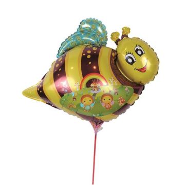 Ballon gonflable aluminium abeille avec baguette