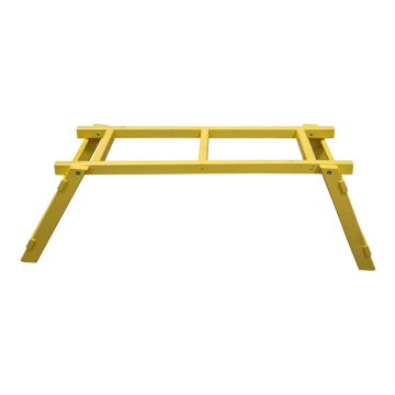 Support de ruche en bois  jaune - 2 ruches