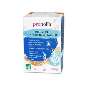 Infusion bio confort respiratoire - Propolia - 20 sachets