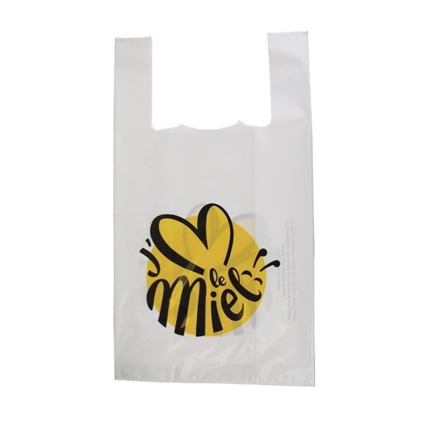 Sac de transport de miel papier avec abeille
