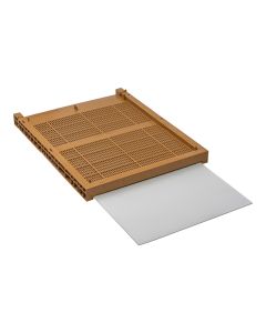 Plaque de fermeture pour plateau de ruche 10 cadres anti-varroa (CB0393) - Nicot