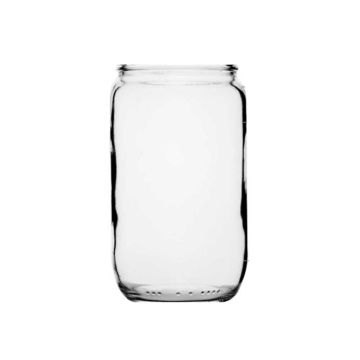 Pot en verre cylindrique Forme Haute 530g (370ml) TO63