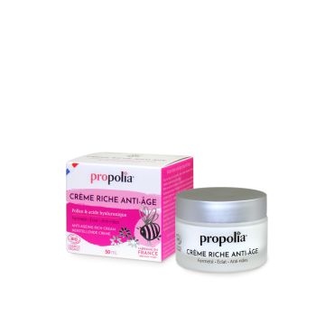 Crème Riche anti-âge Bio - Propolia - 50ml