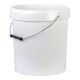 Seau plastique blanc sans couvercle - 20 kg