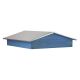 Toit chalet pour ruche 10 cadres Dadant ou Langstroth - Bois bleu