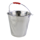 Seau inox avec anse - 10 L