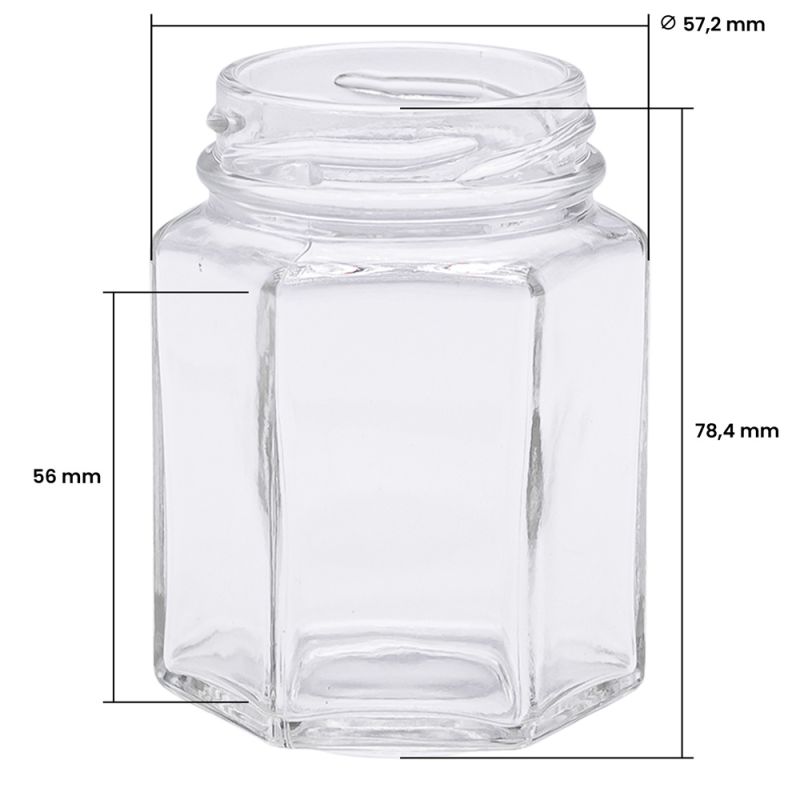Pot en verre cylindrique 125g (106ml) TO48