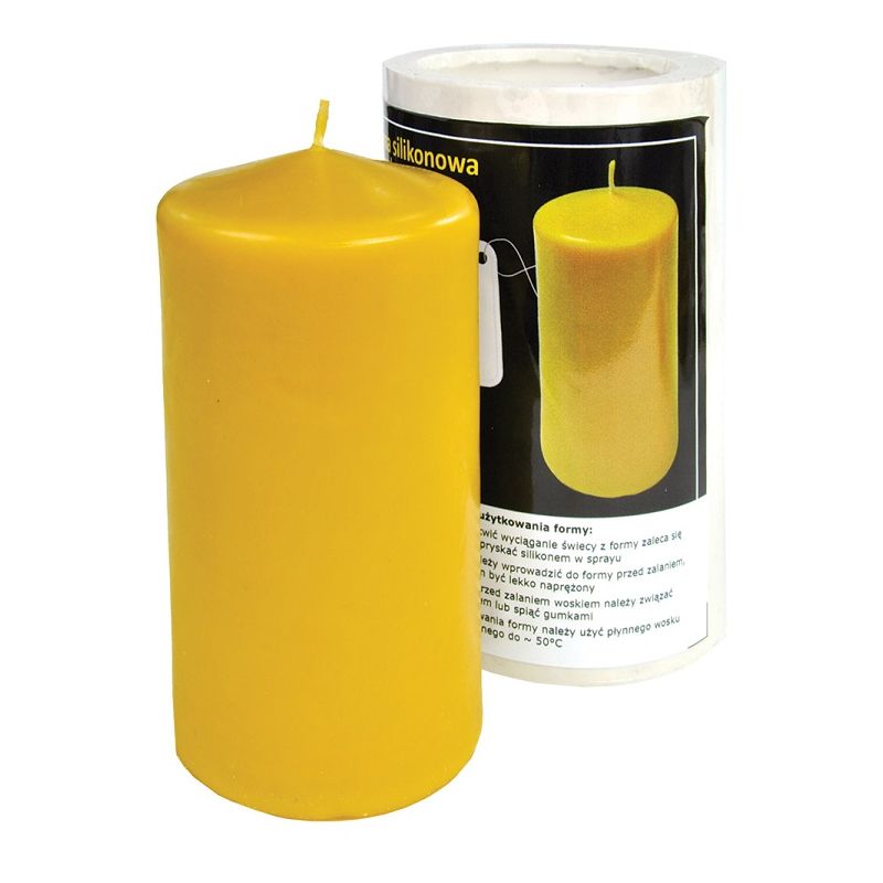 Moules à bougies : Moule à bougie représentant cylindre torsade - grand  modèle - Icko Apiculture
